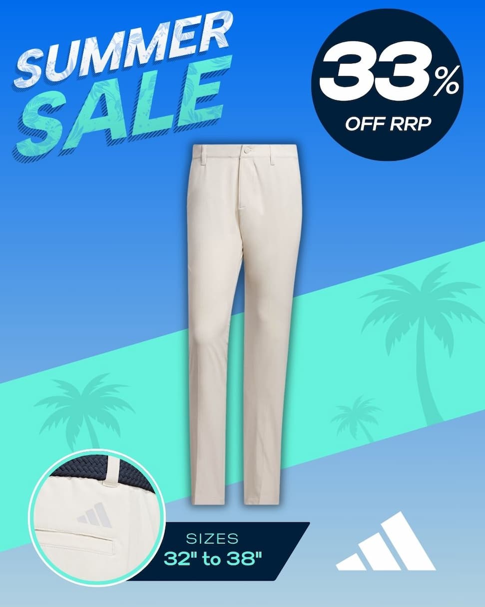 adidas Golf Mens ULT365 Tapered 4-Way Stretch UV Protection Golf Trousers