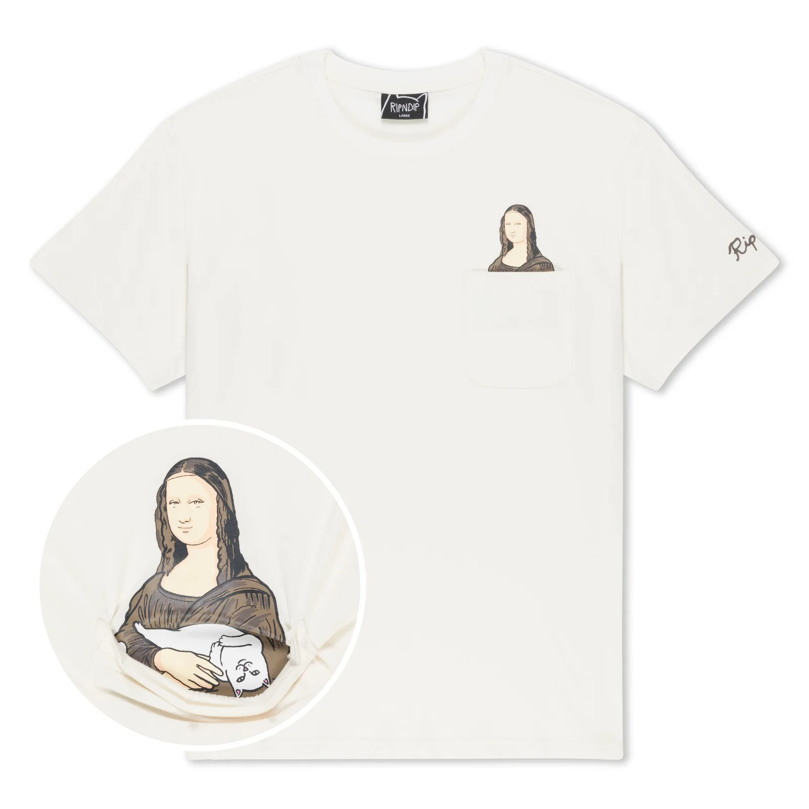 Image of Nermalisa Pocket Tee (Bone)