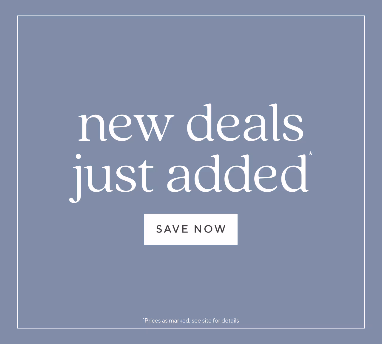 Up to 60% Off Clearance
