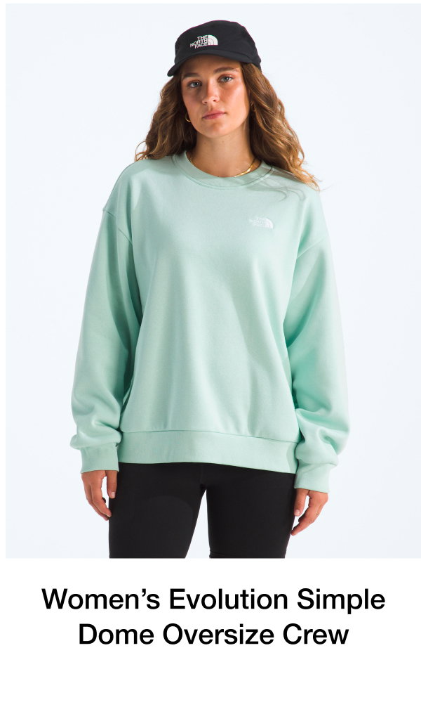 Women's Evolution Simple Dome Oversize Crew