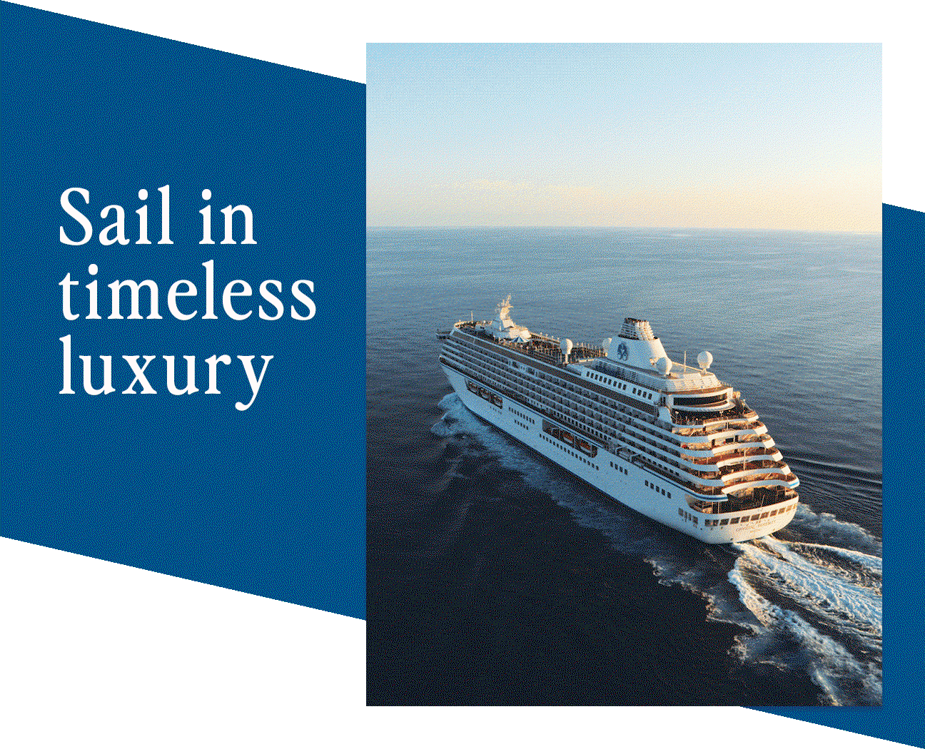 Sail in timeless luxury