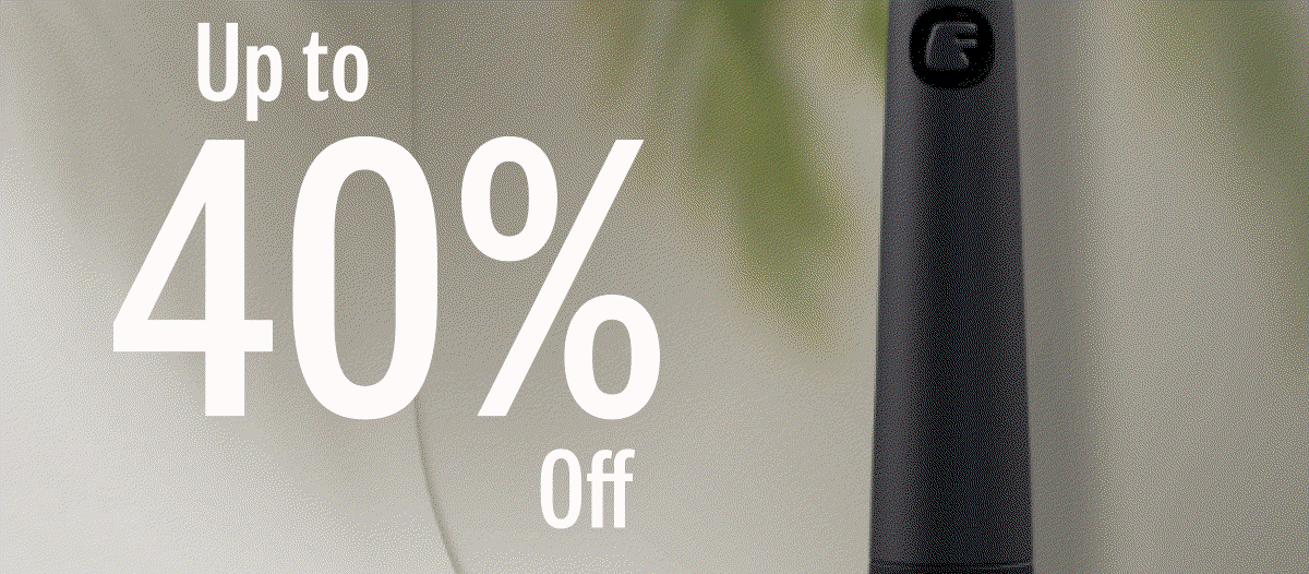 Up to 40% off