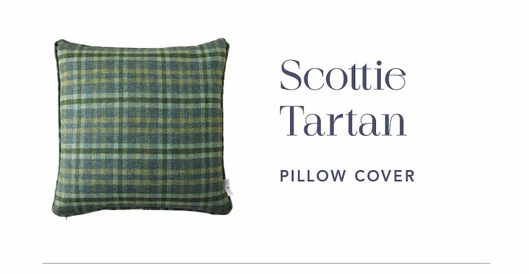 Scottie Tartan Pillow Cover