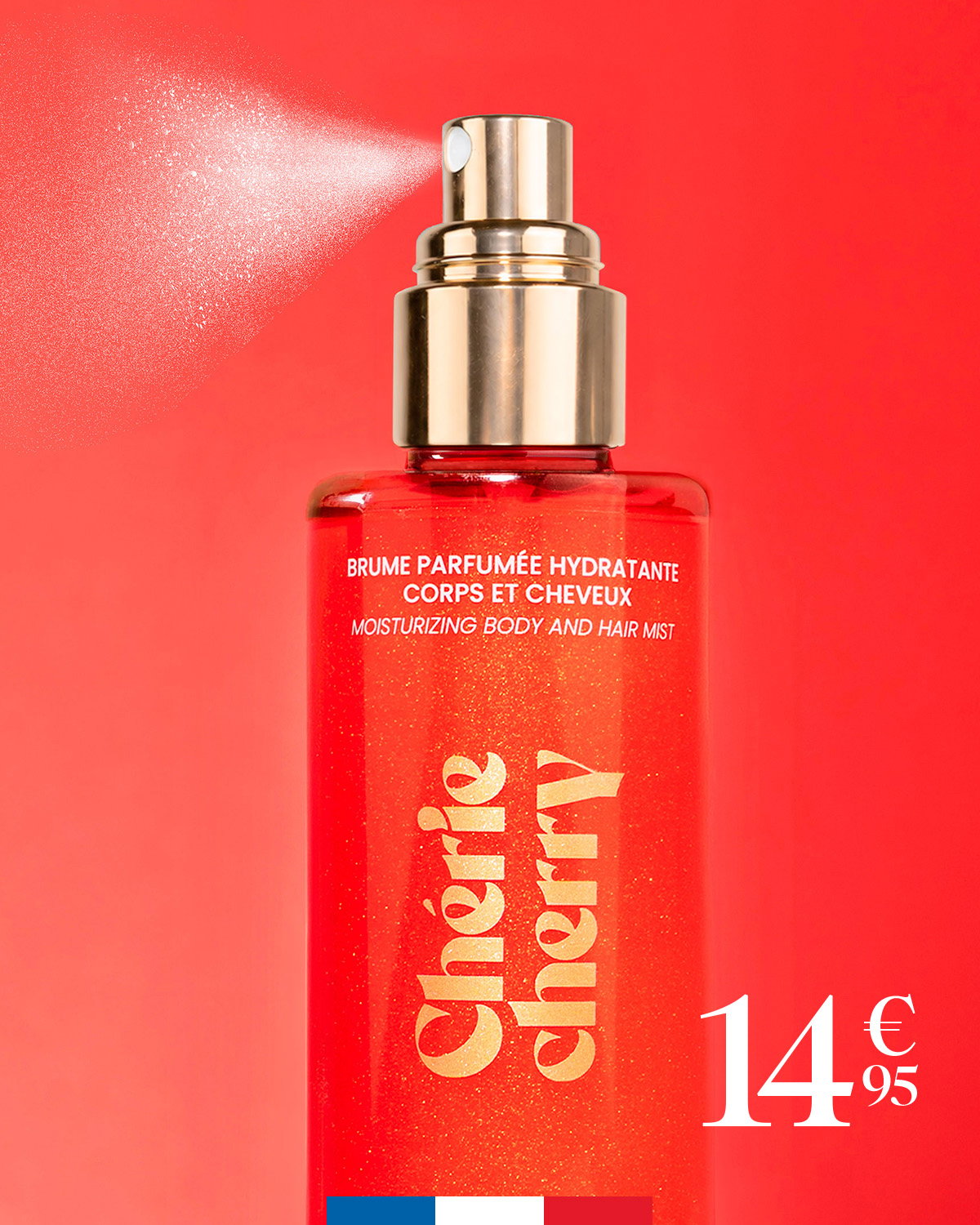 Brume pailletée Chérie Cherry