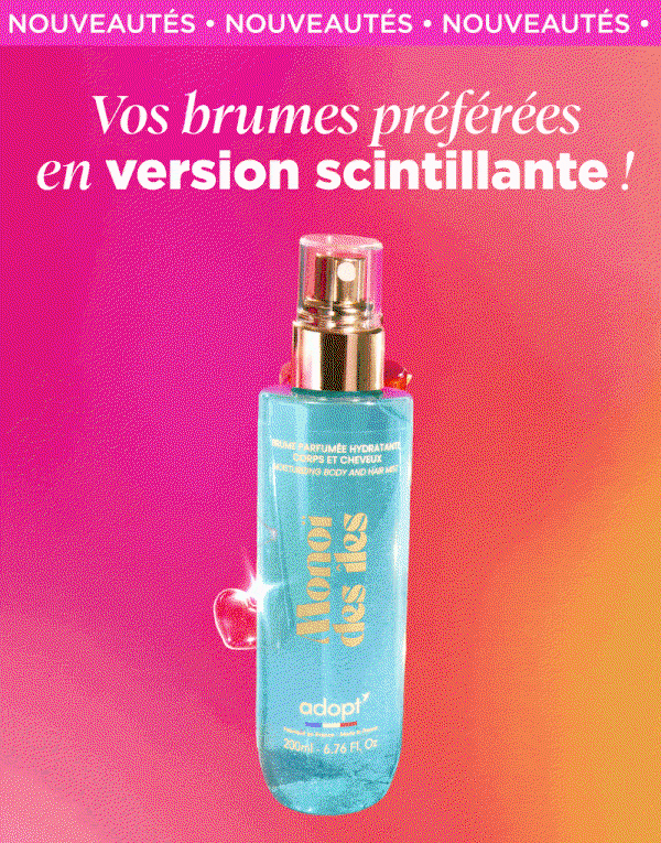 Vos brumes préférées en version pailletées 