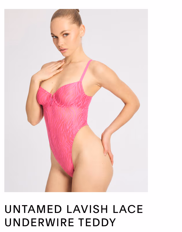 Untamed Lavish Lace Underwire Teddy
