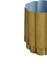 Charlie Scalloped Waste Bin