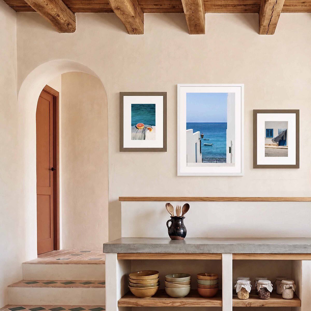 Solid Wood Frame With Passe-Partout