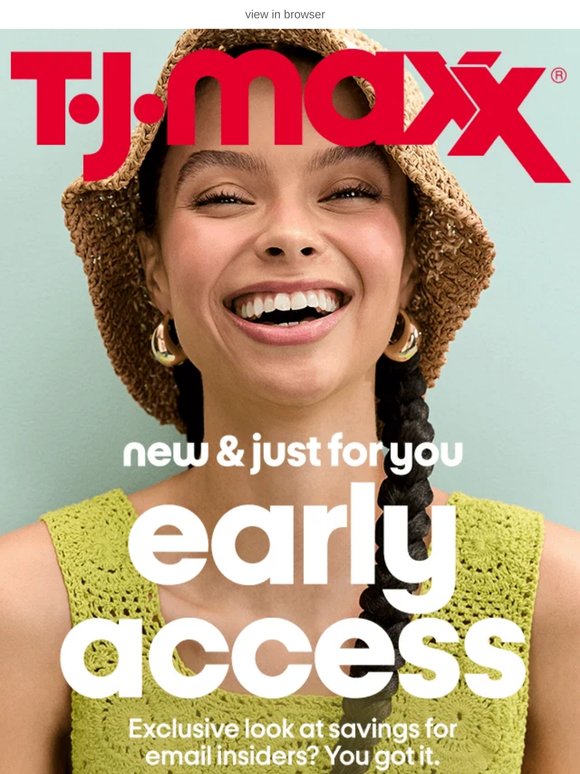 ATTN: Early access to new arrivals NOW 🙌