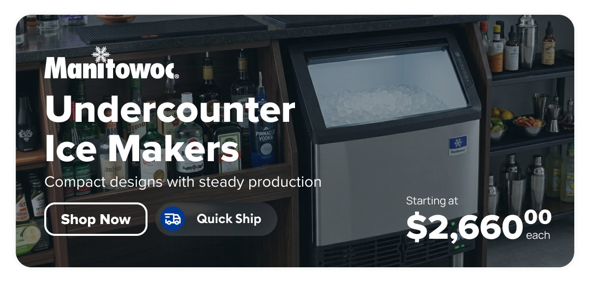 Manitowoc Ice Quick Ship Commercial Undercounter Ice Machine