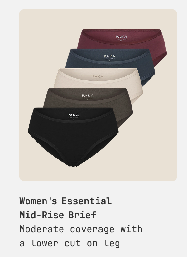 Women's Essential Mid-Rise Brief