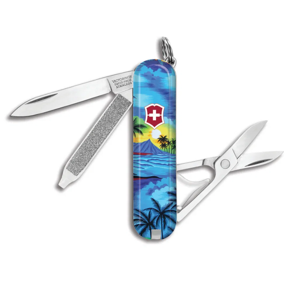 Image of Victorinox Hawaiian Shirt Classic SD Designer Swiss Army Knife
