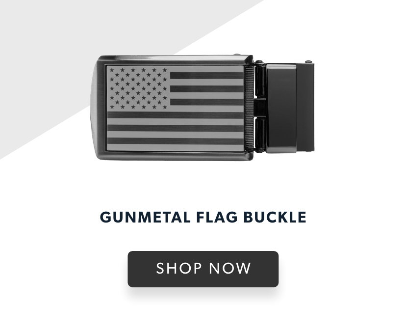 Graphite Flag Buckle