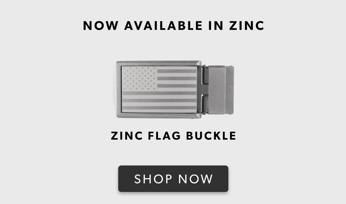 Shop Zinc Flag Belt