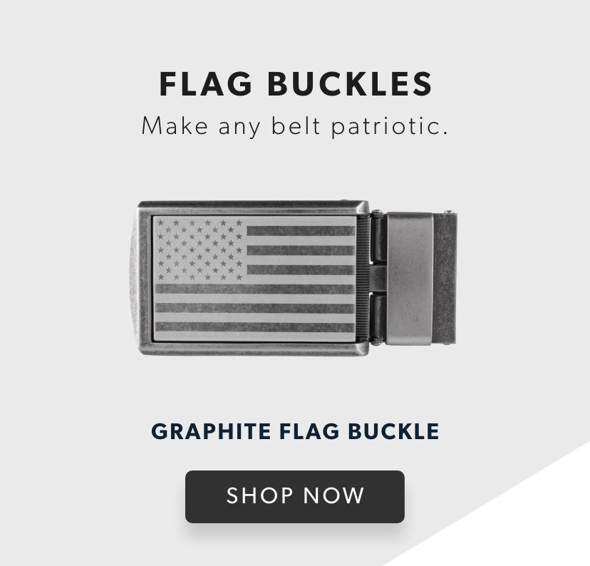 Graphite Flag Buckle