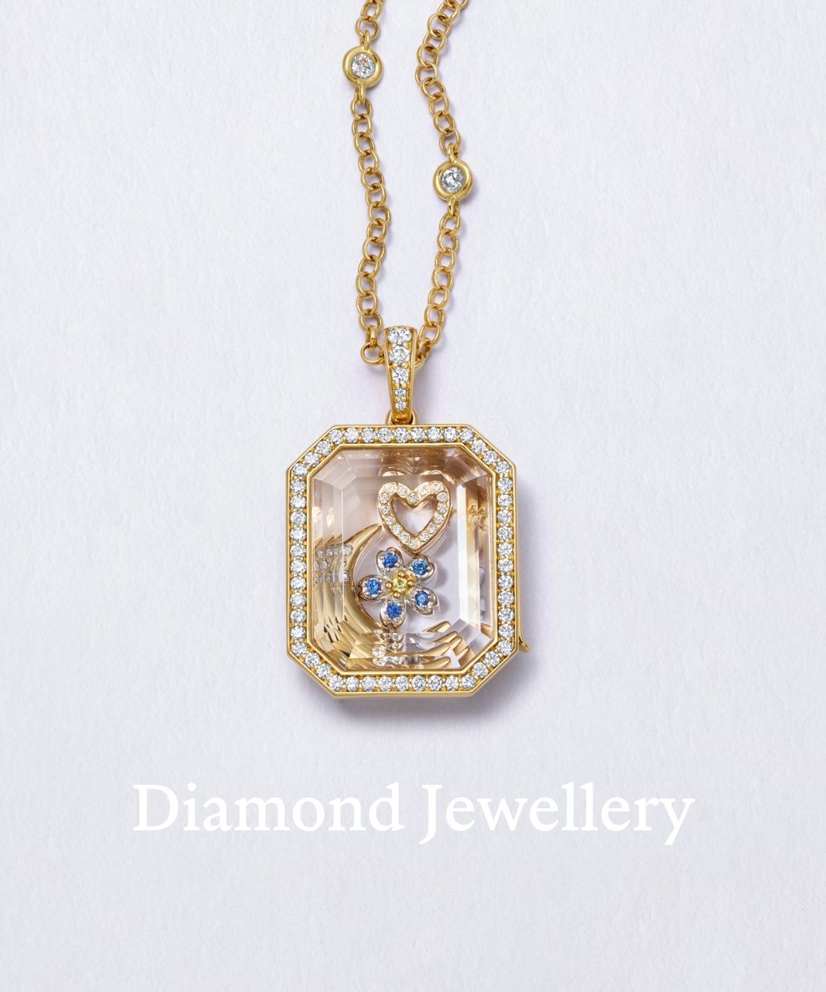 DIAMOND HERITAGE LOCKET 