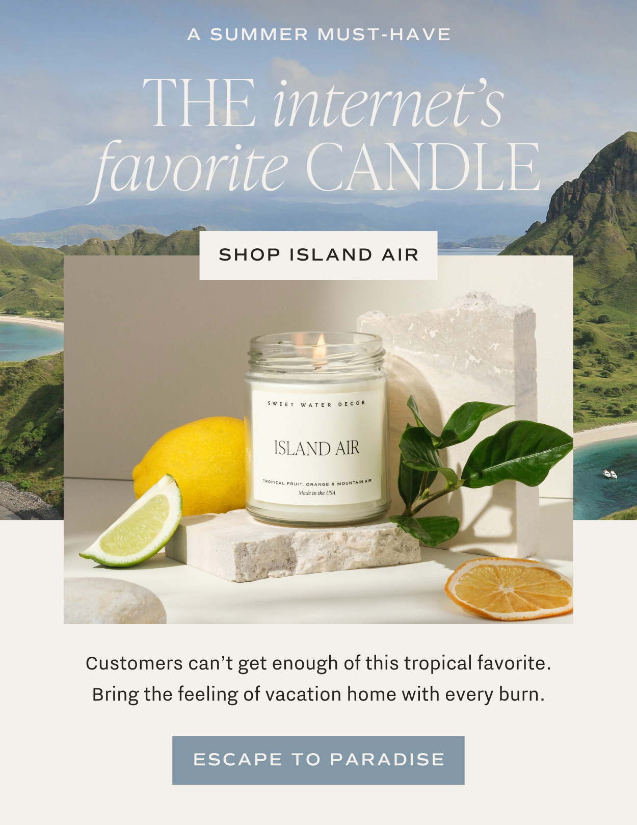 The internet's favorite candle: Island Air