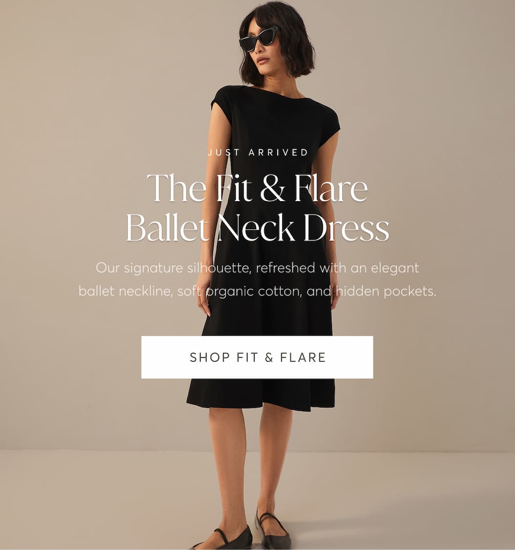 The Fit and Flare Ballet Neck Dress | Shop Fit and Flare