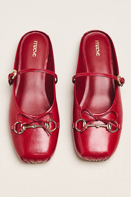 Maeve Leather Horsebit Mules