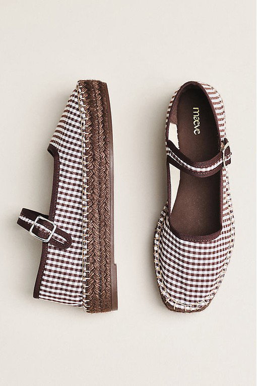 Maeve Mary Jane Espadrille Flats
