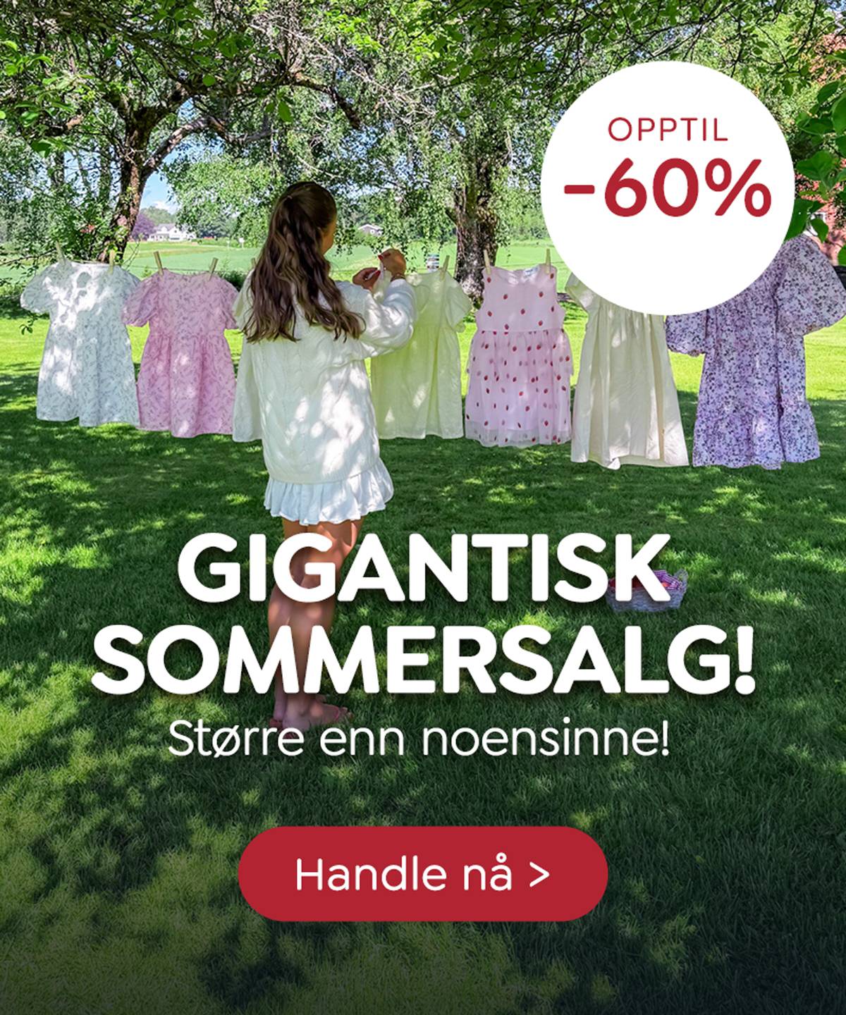 Gigantisk sommersalg hos DressMyKid – opptil 60% rabatt på barneklær, sko og sommerfavoritter til barn