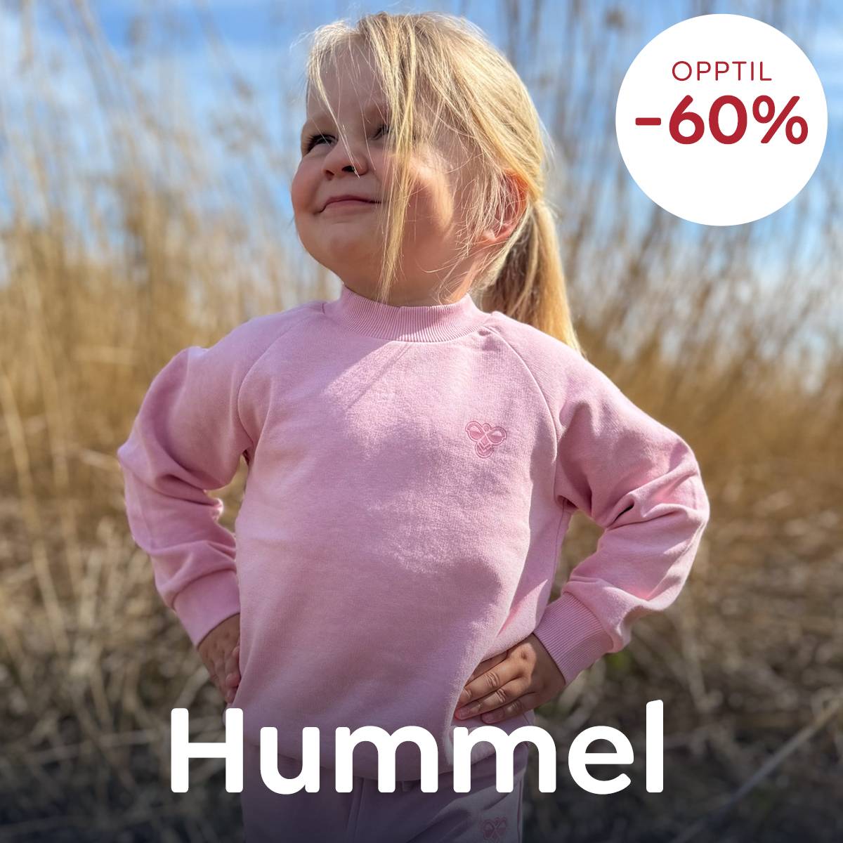 Hummel barneklær og fritidsklær på salg – opptil 60% rabatt på populære favoritter til barn.