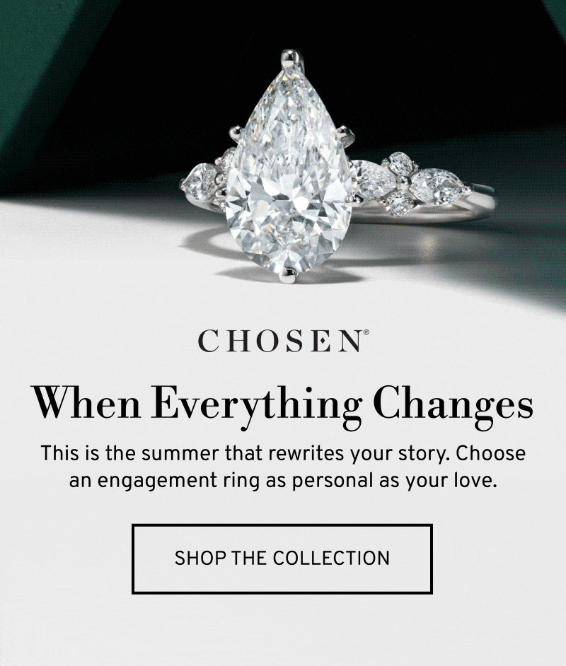 Slideshow of different engagement ring styles from the Chosen by Jared collection. Click to Shop the Collection