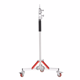 GVM DL300  Professional Rolling Light Stand - Stainless Steel & Aluminum Alloy with Locking Casters for Studio/Outdoor Photography/Videography(118‘’) - GVM