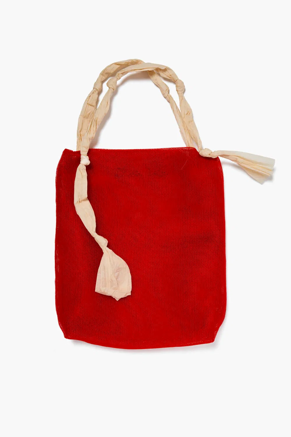 Image of Mesh Net Tote Red