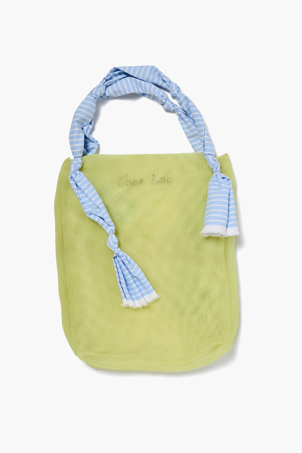 Image of Mesh Net Tote Highlighter Yellow