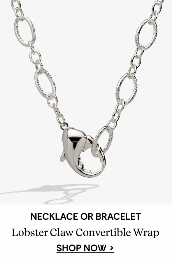 Shop Lobster Claw Convertible Wrap Necklace or Bracelet