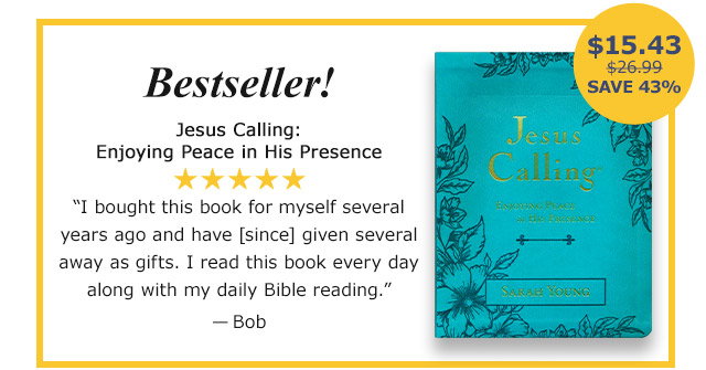 Bestseller! Jesus Calling