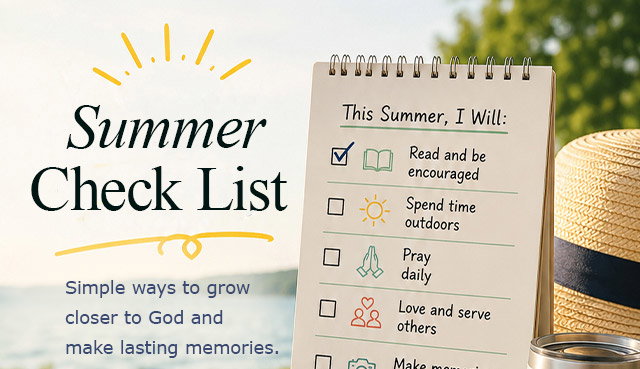 Summer Check List