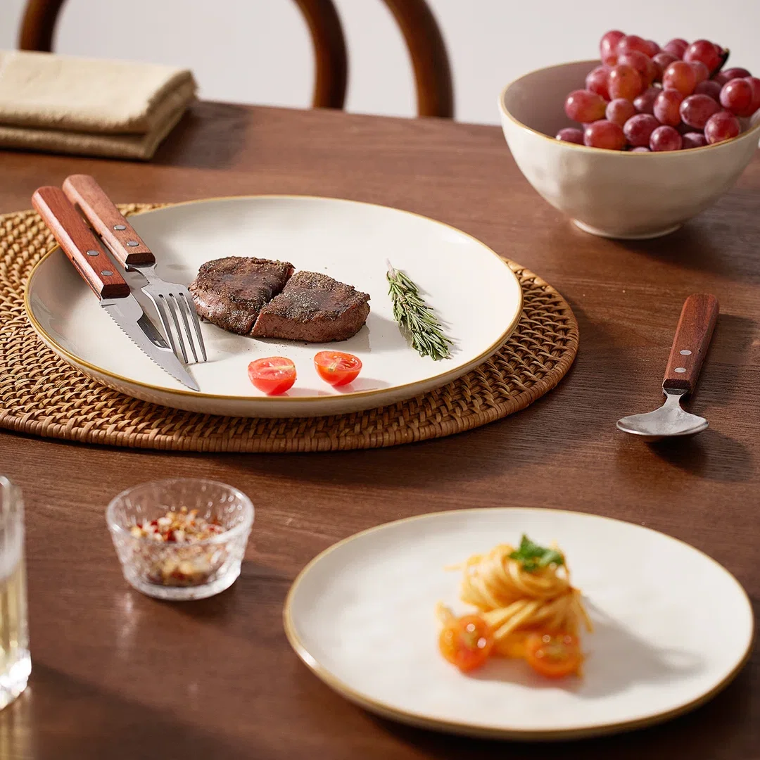 Leny 12-Piece Stoneware Dinnerware Set - Service for 4