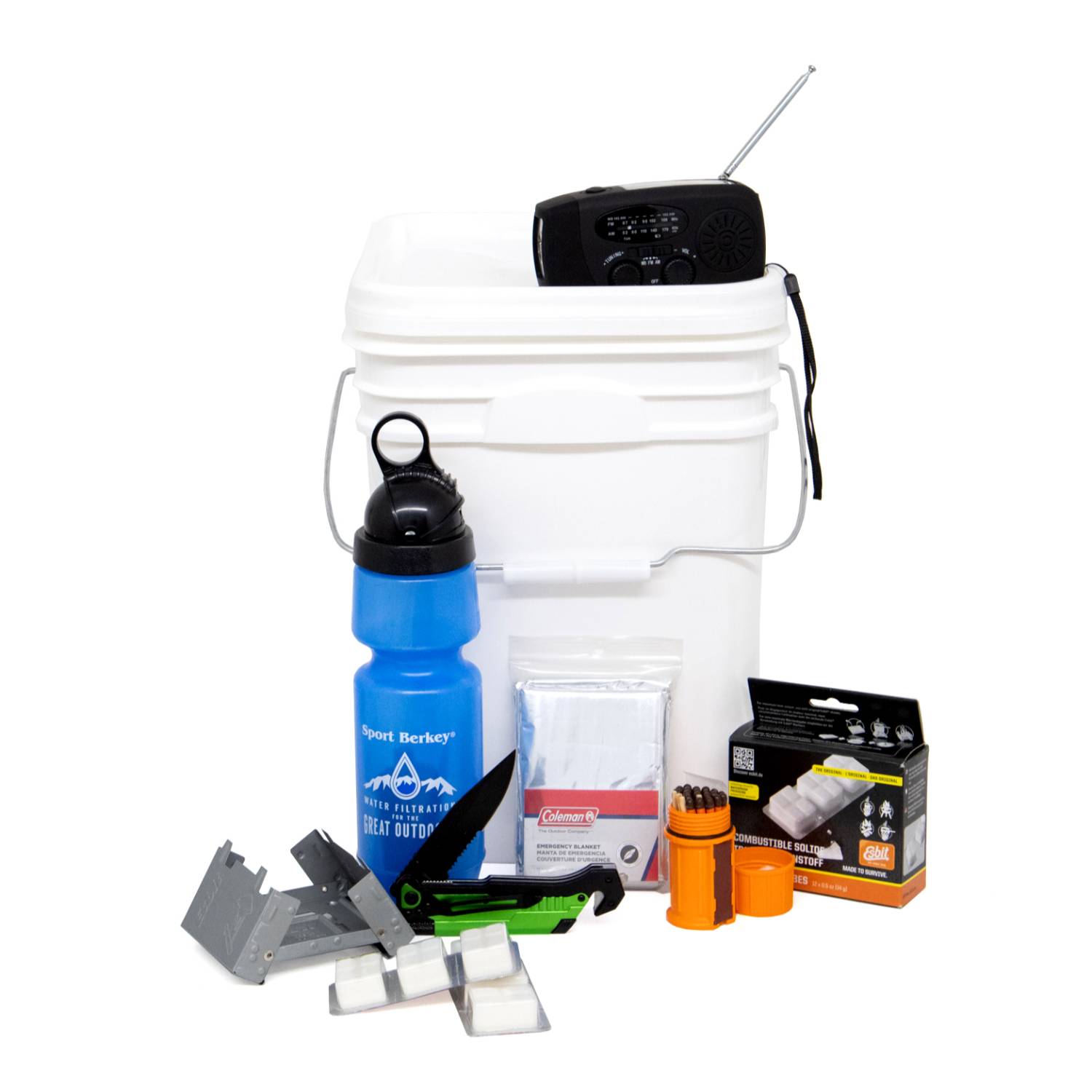 Image of Survival Kit in a Bucket
