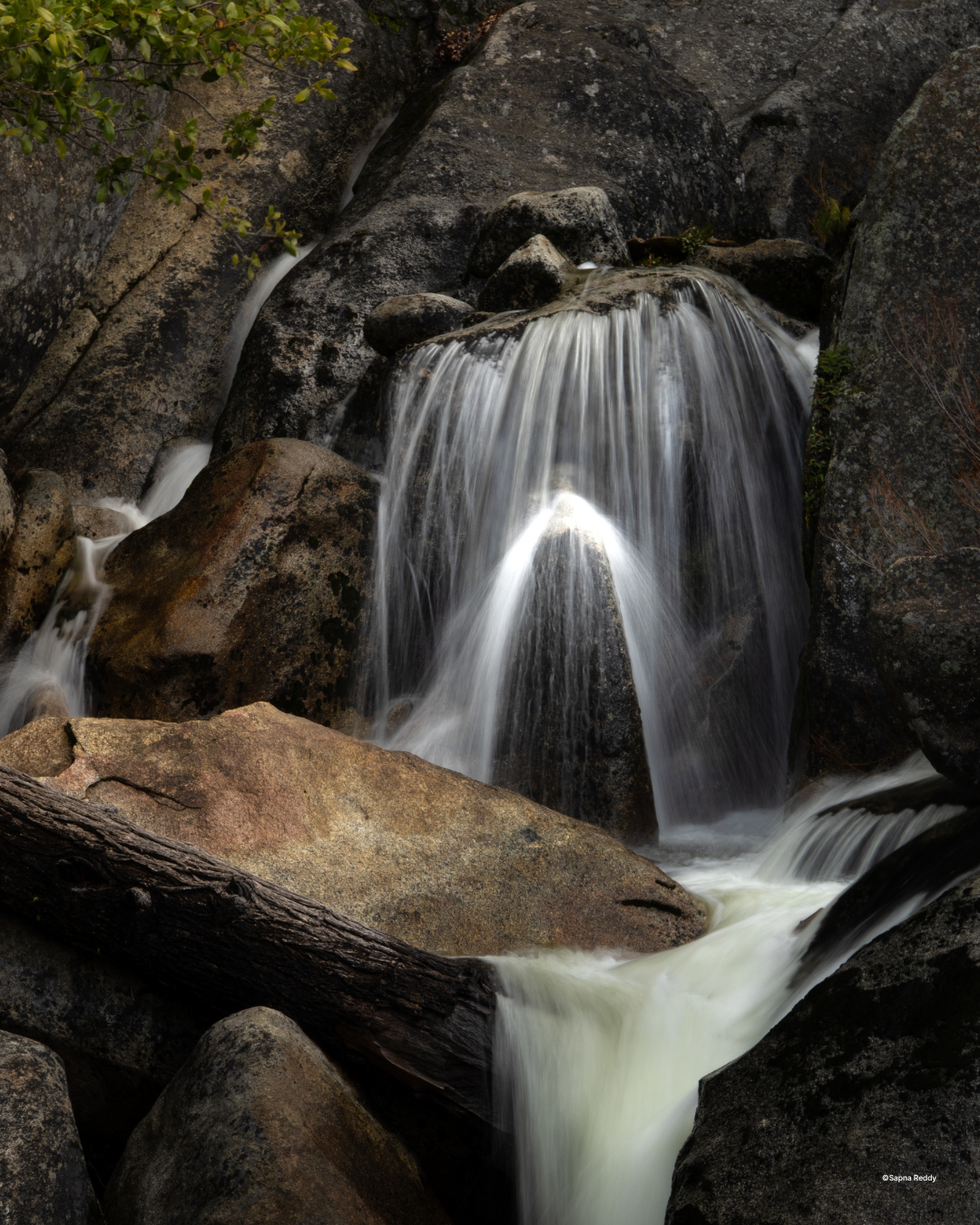 A silky-smooth waterfall captured with a long exposure