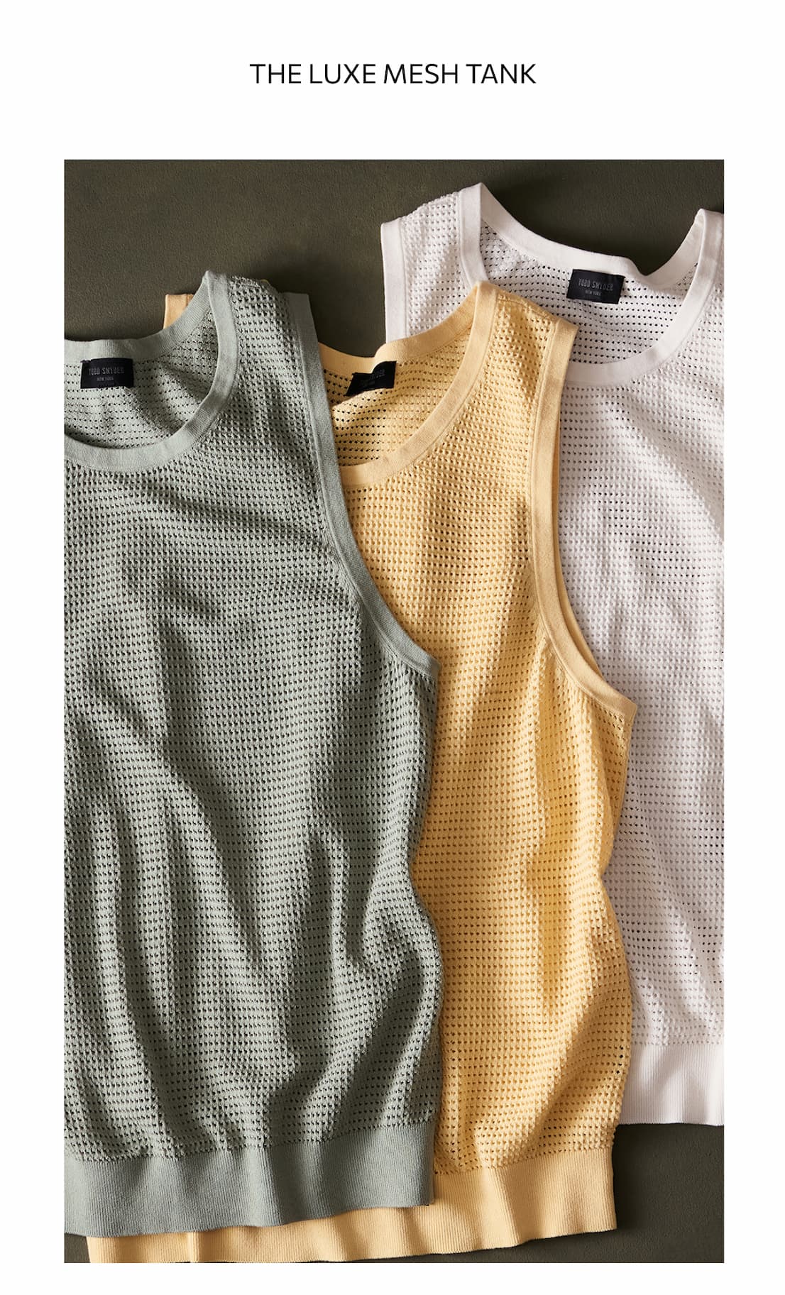 The Luxe Mesh Tank