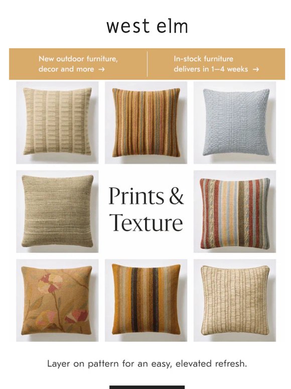Pillows? Yes, please!
