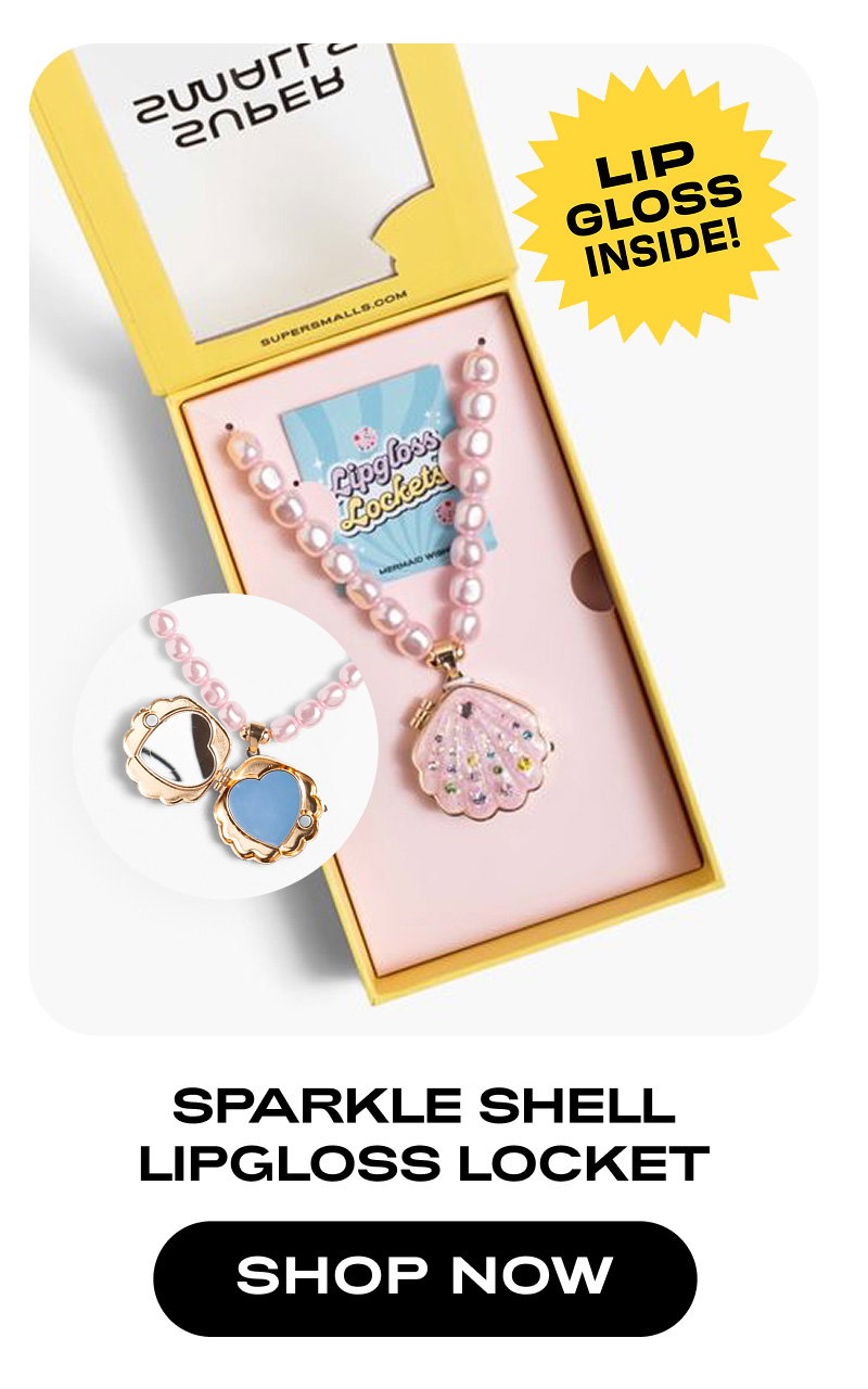 Sparkle Shell Lipgloss Locket