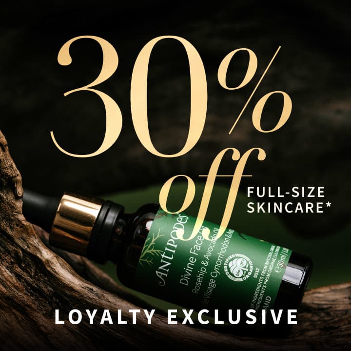 Loyalty Exclusive: 30% Off Full-Size Skincare