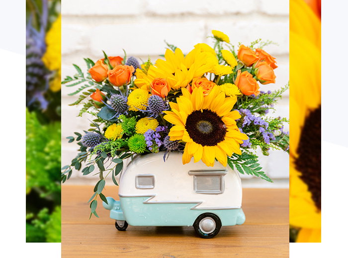 Teleflora's Retro Road Tripper Bouquet