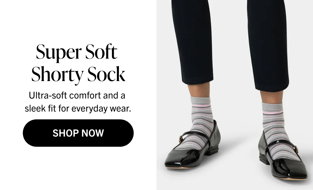 Super Soft Shorty Sock 3 Pair Pack