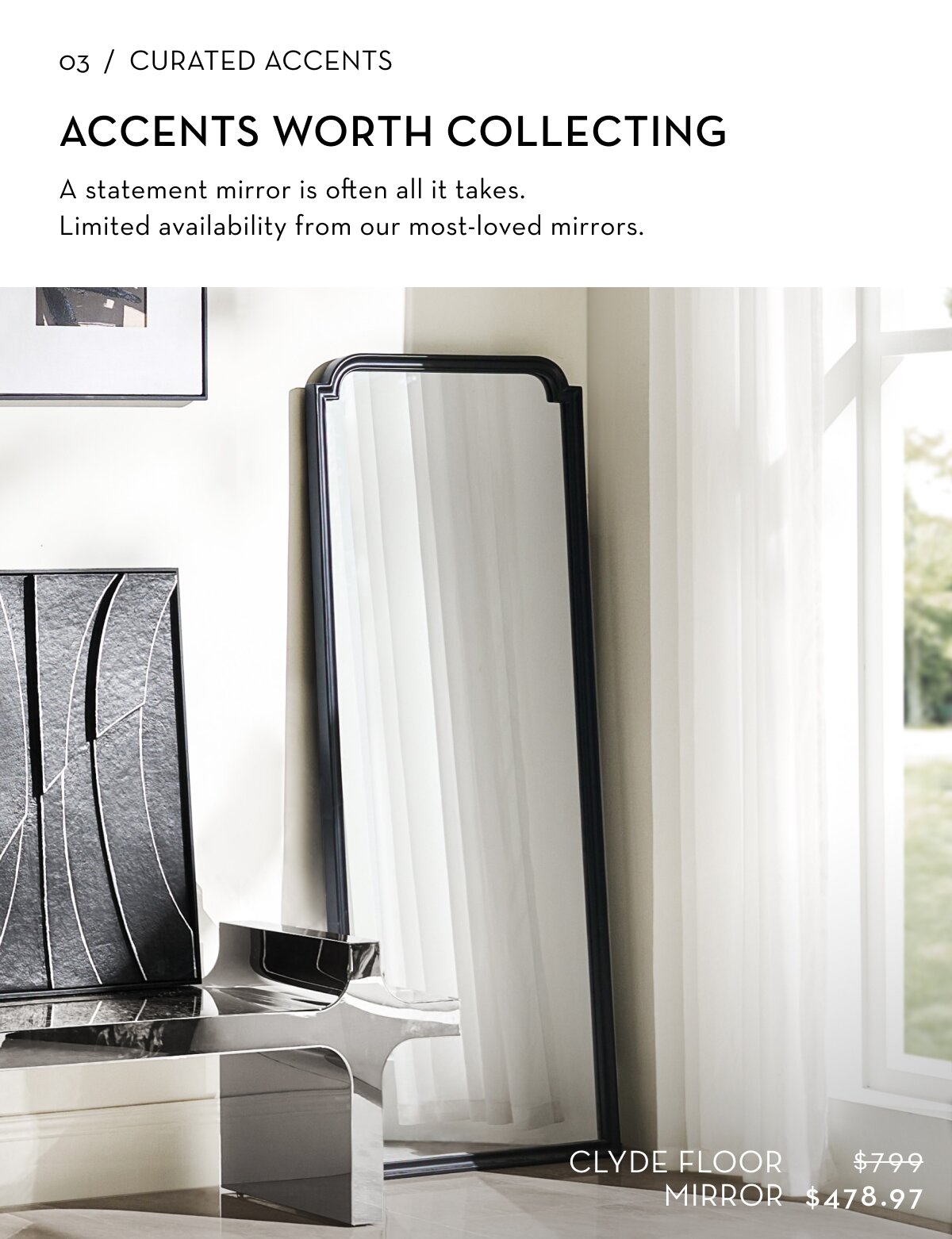 Clyde Floor Mirror