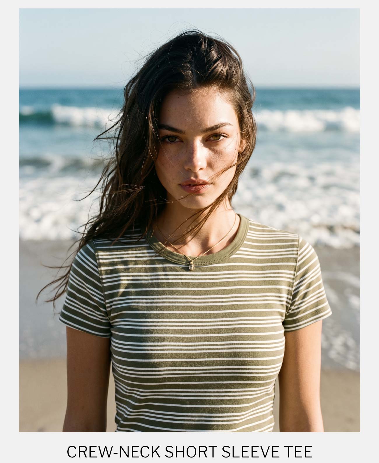 Crew-Neck Short Sleeve Tee