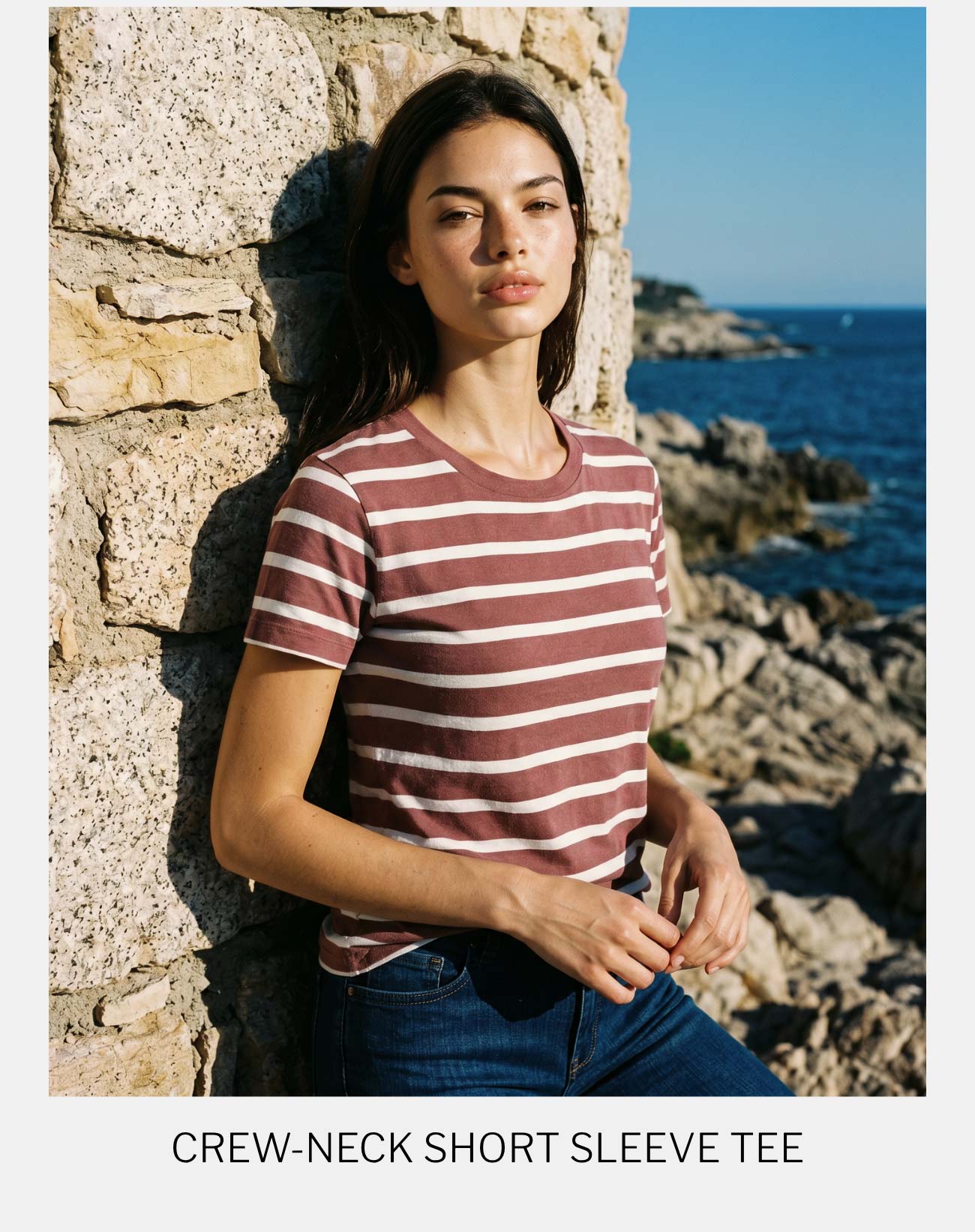 Crew-Neck Short Sleeve Tee