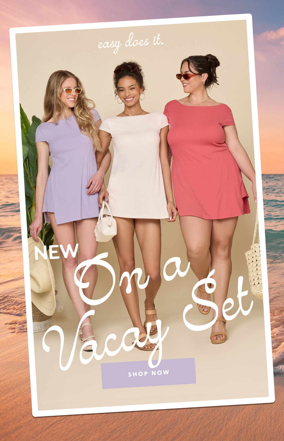 Shop On a Vacay Set