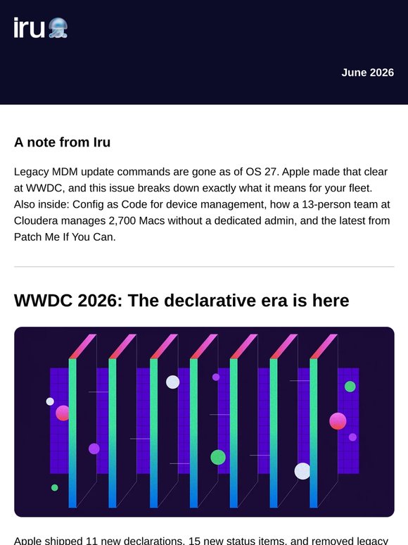 WWDC 2026 changed the rules for Apple admins