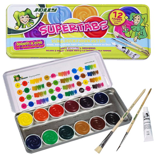 Jolly Deckfarbenkasten Supertabs Classic