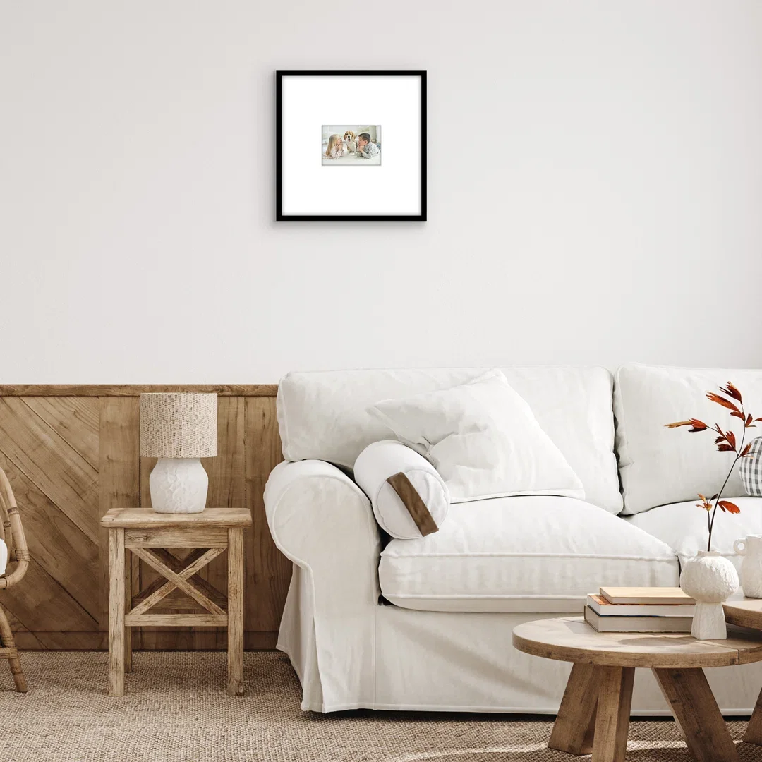 Picture Frame with Oversized Mat - Gallery-Style Frames for Photos or Artwork - Multiple Sizes