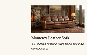 Monterey Leather Sofa